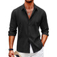Camisa de Manga Larga para Hombre - Color Sólido