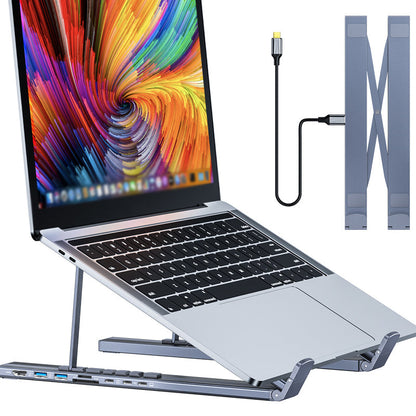 Estación de acoplamiento USB-C con soporte para laptop y HDMI 4