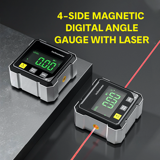 📐 ¡OFERTA FLASH CON 50 % DE DESCUENTO! ⚡ Medidor angular digital magnético: medición angular de precisión, base magnética resistente, pantalla LCD de fácil lectura 🛠️