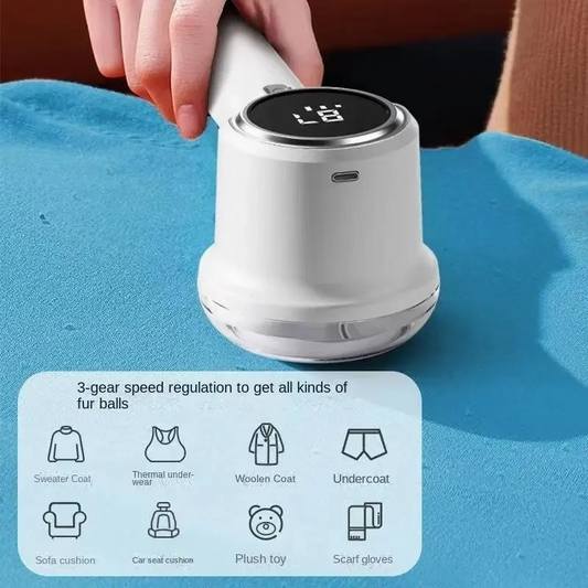 Quitapelusas recargable y portátil con pantalla digital