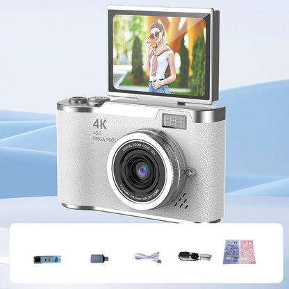 Cámara digital con pantalla giratoria 4K HD✈️32 GB-64 GB, envío gratuit