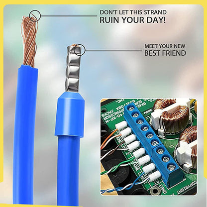 Juego de terminales de crimpado de 800 piezas