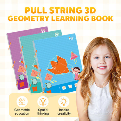 Libro de Figuras Geométricas en 3D con Hilo