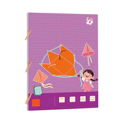Libro de Figuras Geométricas en 3D con Hilo