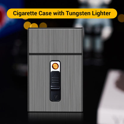Estuche para cigarrillos con encendedo