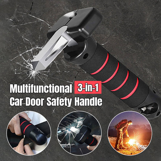 Manijas de Seguridad para Puertas de Coche Multifuncional 3 en 1