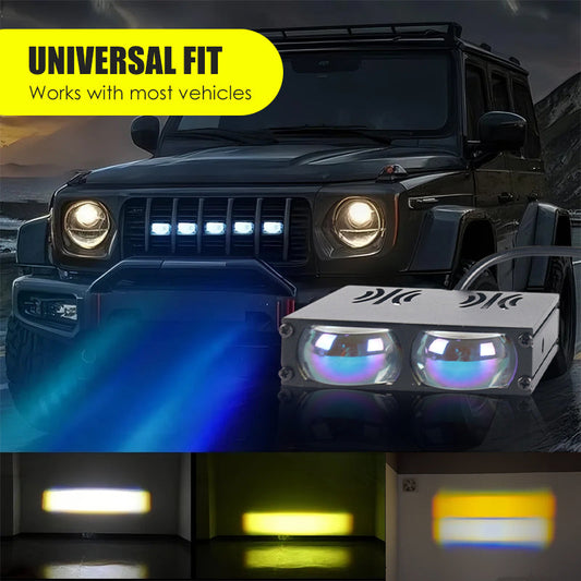Luces LED Impermeables para Parrilla de Auto