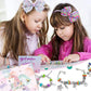 💫 50% DE DESCUENTO ! 🎁 Kit para Crear Pulseras con Charms - Incluye Cuentas y Herramientas, Diseño Divertido para Regalo o Manualidades 👧📦