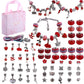 💫 50% DE DESCUENTO ! 🎁 Kit para Crear Pulseras con Charms - Incluye Cuentas y Herramientas, Diseño Divertido para Regalo o Manualidades 👧📦