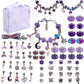 💫 50% DE DESCUENTO ! 🎁 Kit para Crear Pulseras con Charms - Incluye Cuentas y Herramientas, Diseño Divertido para Regalo o Manualidades 👧📦