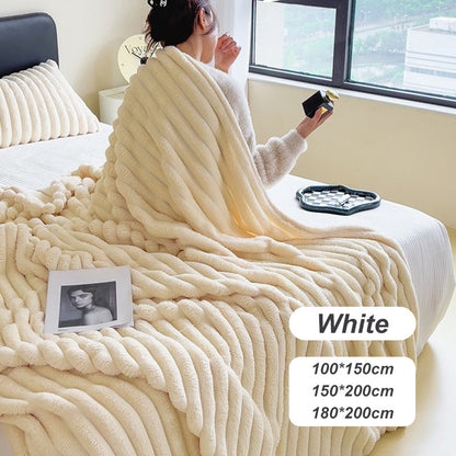 🍂Rebajas de otoño: ¡50 % de descuento!🛏️Manta gruesa de felpa con motivo de conejito y funda de terciopelo lechoso🫧Acurrúcate con la máxima comodidad.