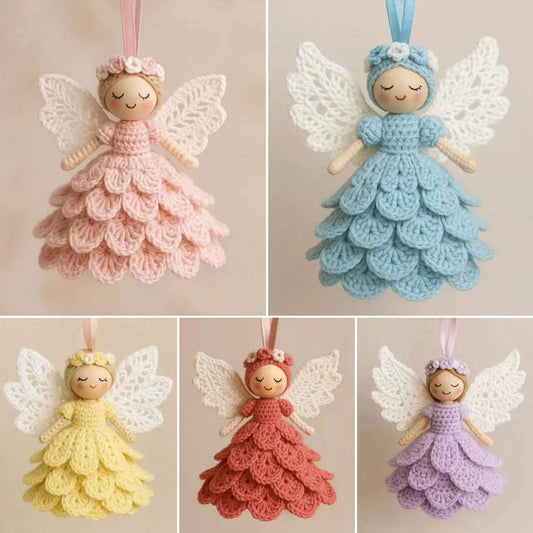 🔥Última venta del día 50 % DE DESCUENTO🎁Teje tu propio ángel: kit completo de manualidade
