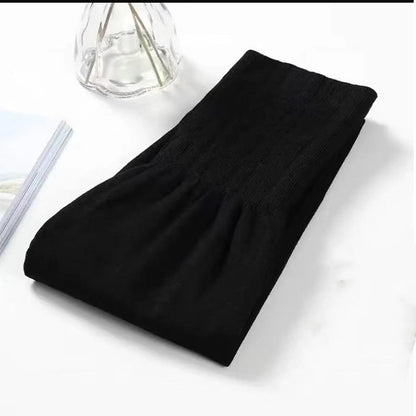 Pantalones de capa base ajustados, suaves y cálidos para mujer