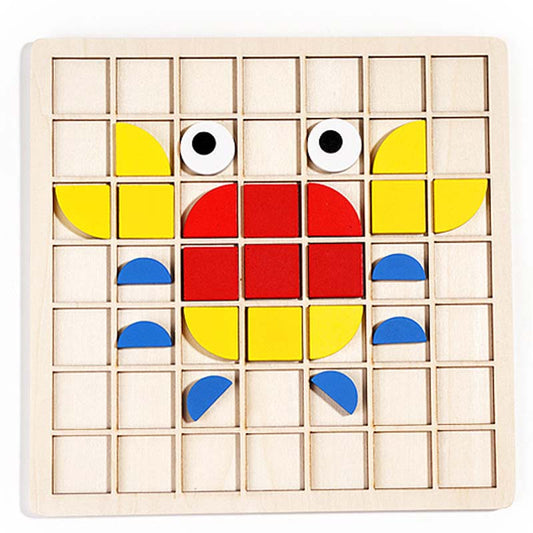 Rompecabezas Educativo 3D de Madera con Animales Coloridos