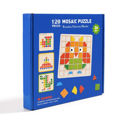 Rompecabezas Educativo 3D de Madera con Animales Coloridos