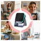 Altavoz Bluetooth Inalámbrico 5 en 1 con Carga Inductiva y Soporte Ajustable para Teléfono