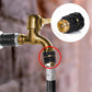 Conector rápido para manguera de jardín de 3/4 de pulgada