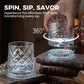 360° Rotating Whiskey Glass Tumbler