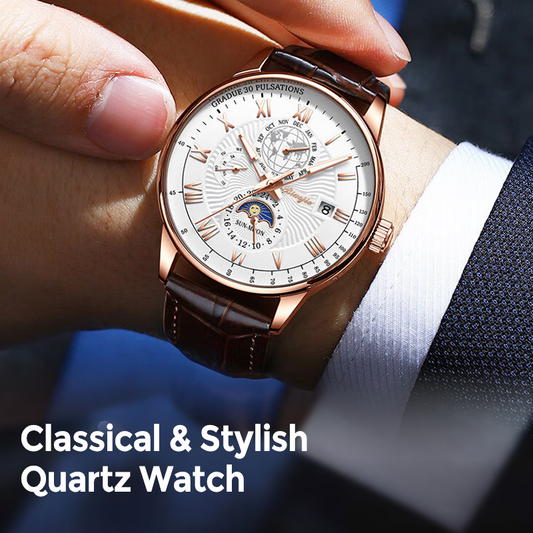 Reloj de Cuarzo Clásico y Elegante para Hombre