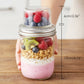 Dual-Layer Overnight Oats Containers with Lids