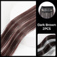 Extensiones de cabello invisibles con clip y oropel