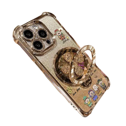 Funda para teléfono con soporte para anillo del Dios de la Riqueza