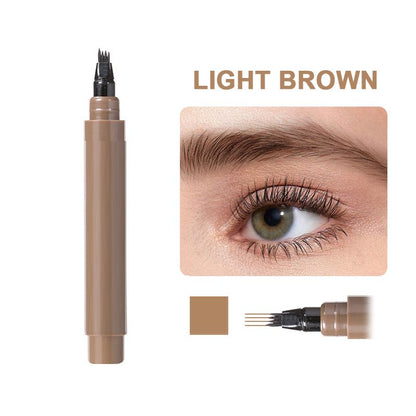 🥳Gran venta 2026🥳💞¡Se han vendido más de 50.000 piezas! ⚡💖 Plumón Impermeable de Barba y Cejas de 4 Puntas – Definición Precisa y Natural ✨