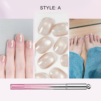 Lápiz de gel para uñas con efecto ojo de gato todo en uno