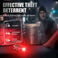 🚗 50% dto. Luz LED disuasoria solar para coche – sensor inteligente, carga USB, instalación sin cables. Protege tu auto día y noche! ✨🛡️