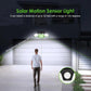 Lámpara Solar de Pared con 3 Cabezales y Sensor de Movimiento para Exterior
