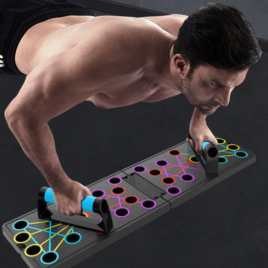 Tabla de push-ups plegable y multifuncional para entrenar