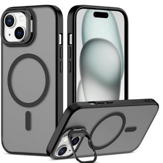 Funda Magnética con Soporte Invisible y Protección de Cámara