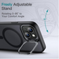 Funda Magnética con Soporte Invisible y Protección de Cámara