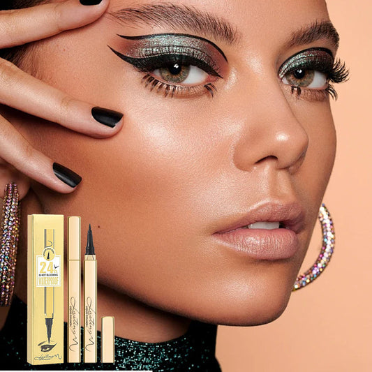 🔥Compre 1 y llévese 1 gratis🔥Delineador líquido impermeable de larga duración