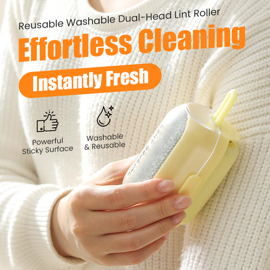 Rodillo Quita Pelusa Lavable y Reusable de Doble Cabezal