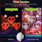 3PCS Valentine's Day Window Light Decoration with Timer