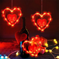 3PCS Valentine's Day Window Light Decoration with Timer