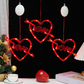 3PCS Valentine's Day Window Light Decoration with Timer
