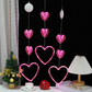 3PCS Valentine's Day Window Light Decoration with Timer