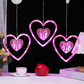 3PCS Valentine's Day Window Light Decoration with Timer