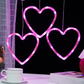3PCS Valentine's Day Window Light Decoration with Timer