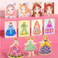 Juego de Vestir y Maquillar Princesa Fantasía 3 en 1