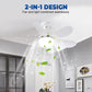 Ventilador de Techo con Lámpara LED y Control Remoto 2 en 1