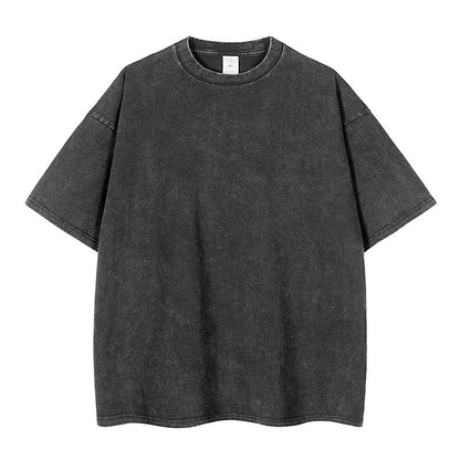 👕 Playera para Hombre Estilo Americano – Lavado Vintage, Corte Holgado Oversize, Antidesvanecimiento, Tallas M-3XL, Multicolor