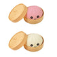 Juguete Antiestrés Squishy de Dumpling Tierno con Vaporera