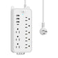 Multicontacto de 8 Contactos con 3 Puertos USB