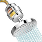 ¿Piel seca y cabello opaco? 20 etapas de filtración lo cambian todo. 🚿💧5 patrones de rociado: lluvia, masaje, niebla... elige tu experiencia spa. 🌧️