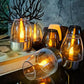 6Pack Velas solares para exteriores sin llama con efecto parpadeante IP65 Lámpara de mesa impermeable Velas LED con sensor crepuscular para linternas, jardines, acampadas, fiestas y decoración del hogar Color cálido