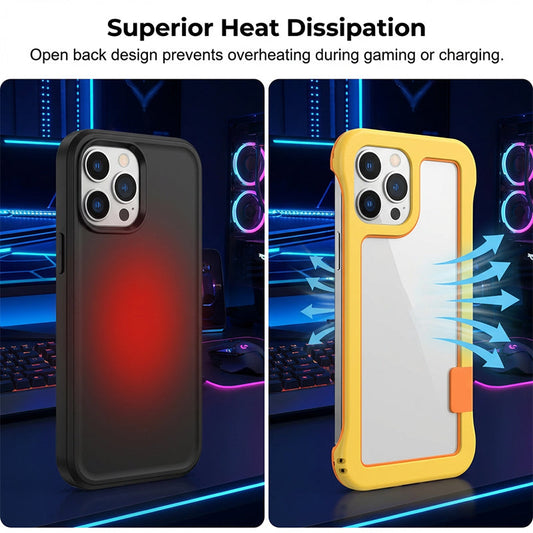 Carcasa protectora con diseño hueco para la disipación del calor