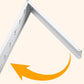 Tendedero plegable para montar en la pared